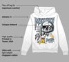 Blue Grey 13s DopeSkill Hoodie Sweatshirt Mystery Ghostly Grasp Graphic