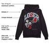 Bred Reimagined 4s DopeSkill Hoodie Sweatshirt Loser Lover Graphic