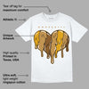 Wheat 13s DopeSkill T-Shirt Slime Drip Heart Graphic