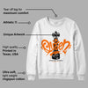 Orange Black White DopeSkill Sweatshirt Queen Chess Graphic