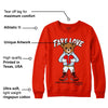 Toro Bravo 6s DopeSkill Varsity Red Sweatshirt Fake Love Graphic