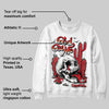 Fire Red 3s DopeSkill Sweatshirt God Got Me Graphic