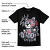 Bred Reimagined 4s DopeSkill T-Shirt Smile Through The Pain Graphic