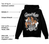 "Black/White" 1s DopeSkill Hoodie Sweatshirt Queen Of Hustle Graphic