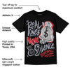 Bred Reimagined 4s DopeSkill T-Shirt Real Ones Move In Silence Graphic