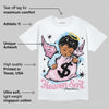 Paw Print Pink Foam 1s DopeSkill T-Shirt Heaven Sent Graphic