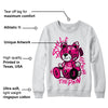 Fierce Pink 1s DopeSkill Sweatshirt Smile Through The Pain Graphic