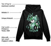 Green Glow 1s DopeSkill Hoodie Sweatshirt Smile Through The Pain Graphic