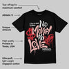 Rust Pink 1s 2025 DopeSkill T-Shirt No Money No Love Typo Graphic