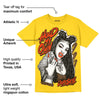 Vivid Sulfur 4s DopeSkill Yellow T-shirt New H.M.O Graphic