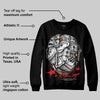 Red Collection DopeSkill Sweatshirt Money Longer Graphic