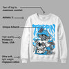 University Blue Toe 1s DopeSkill Sweatshirt Trippin Graphic