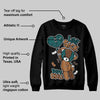 Samba Leopard Pack Collegiate Green DopeSkill Sweatshirt Love Sick Graphic