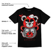 AJ Spizike Bred DopeSkill T-Shirt New Double Bear Graphic