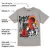 Grey Collection DopeSkill Grey T-shirt Drip'n Never Tripp'n Graphic