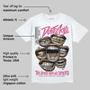Gel-1130 "Pink Glo/Black" DopeSkill T-Shirt The Mouth With No Droughts Graphic