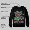 Black Cat 4s DopeSkill Sweatshirt Born To Be Rich Graphic