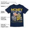 Michigan Dunks DopeSkill Midnight Navy T-Shirt MOMM Graphic