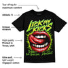Neon Green Collection DopeSkill T-Shirt Lick My Kicks Graphic