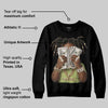 Luminous Green 5s DopeSkill Sweatshirt Rich Youth Graphic