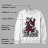 Burgundy 5s DopeSkill Sweatshirt MOMM Bear Graphic