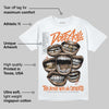 Kayano 14 Silver Piquant Orange DopeSkill T-Shirt The Mouth With No Droughts Graphic