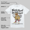 Pizza 4s DopeSkill T-Shirt Work Hard In Silence Graphic