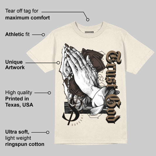 AJ 1 Low OG “Reverse Mocha” DopeSkill Sail T-shirt Trust God Graphic