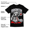 Black Cement 2s DopeSkill T-Shirt Sick Bear Graphic