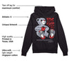 Bred Reimagined 4s DopeSkill Hoodie Sweatshirt Love Kills Graphic