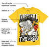 Vivid Sulfur 4s DopeSkill Yellow T-shirt Sorry I've Been Trappin Graphic