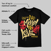 Quai 54 x Tour Yellow Black 1s DopeSkill T-Shirt No Money No Love Typo Graphic