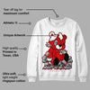 Red Cement 4S DopeSkill Sweatshirt MOMM Bear Graphic