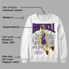 Field Purple 12s DopeSkill Sweatshirt Thunder Dunk Graphic