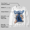Storm Blue 1s 2025 DopeSkill Sweatshirt Money Bag Coming Up Graphic