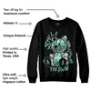 Green Glow 3s DopeSkill Sweatshirt Smile Through The Pain Graphic