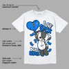 AJ 3 Racer Blue DopeSkill T-Shirt Love Sick Graphic