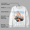 Dunk Low Futura University Blue DopeSkill Sweatshirt Slow Burn Graphic