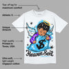 University Blue Toe 1s DopeSkill T-Shirt Heaven Sent Graphic