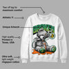 Green Collection DopeSkill Sweatshirt Sick Bear Graphic