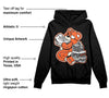 Georgia Peach 3s DopeSkill Hoodie Sweatshirt Bear Steals Sneaker Graphic