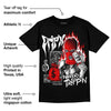 "Black/White" 1s DopeSkill T-Shirt Drip'n Never Tripp'n Graphic