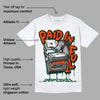 Dunk Low Team Dark Green Orange DopeSkill T-Shirt Paid In Full Graphic