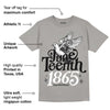 Grey Collection DopeSkill Grey T-shirt Juneteenth 1865 Graphic