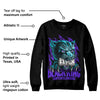 Aqua 6s DopeSkill Sweatshirt Black King Graphic