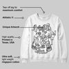 White Cement 4s DopeSkill Sweatshirt Real Y2K Players Graphic