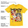 Vivid Sulfur 4s DopeSkill Yellow T-shirt Looking For Love Graphic