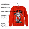 Red Foam Runner DopeSkill Vermillion Red Sweatshirt Stay High Graphic