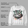 Dunk Low Team Dark Green Orange DopeSkill Sweatshirt Trust No One Graphic