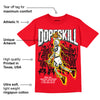 Red Thunder 4s DopeSkill Red T-shirt Thunder Dunk Graphic